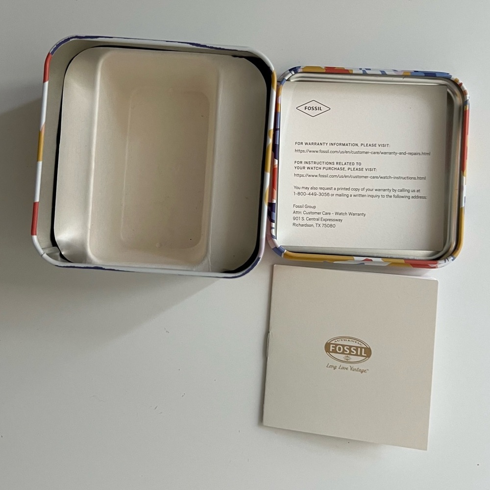 Fossil Multicolor Tin Box - Picture 5 of 6